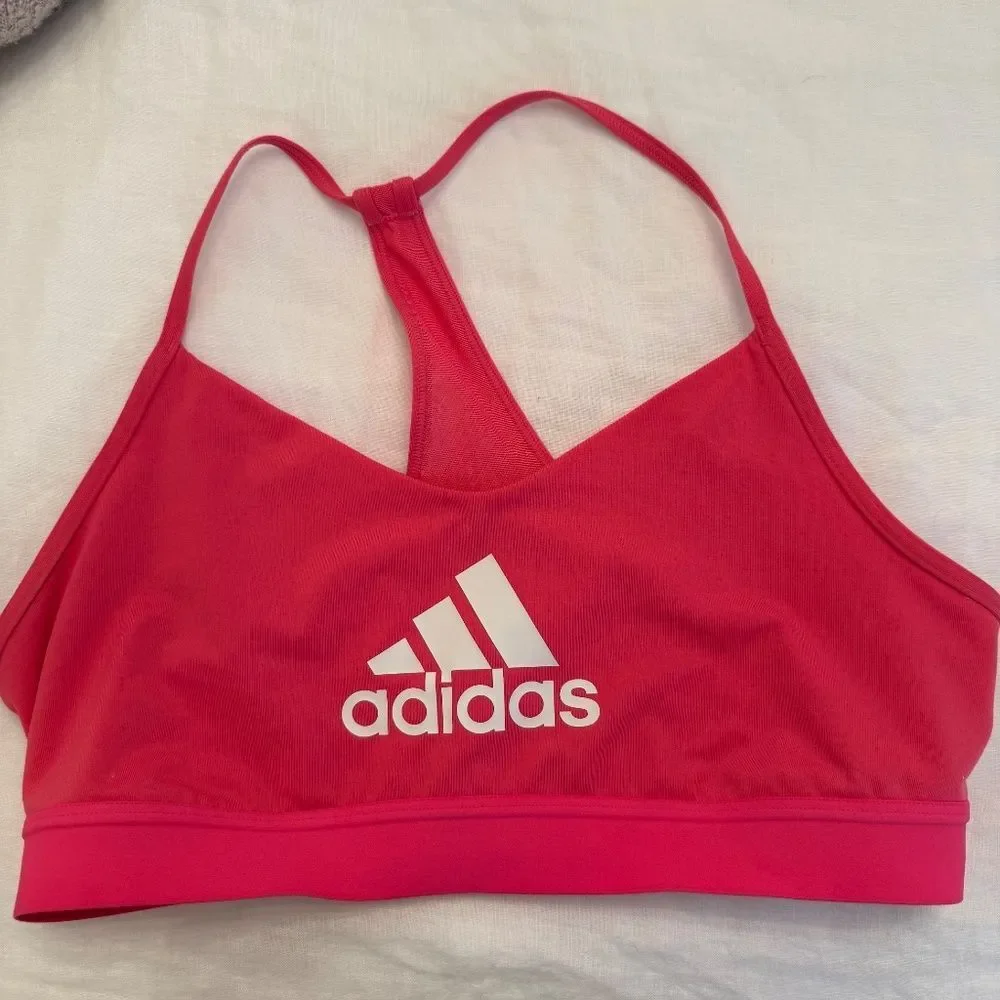 adidas Women's All Me Badge Sports Bra - Picture 2 of 3